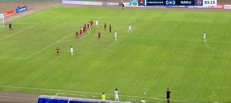 中乙兰州陇原竞技2-0陕西联合晋级8强将战国安，肖煜峰建功