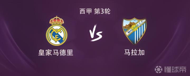 皇马与马拉加的对决:姆巴佩与维尼修斯首发
